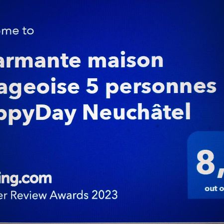 Charmante Maison Villageoise 5 Personnes Happyday Neuchatel Saint-Blaise Exterior foto